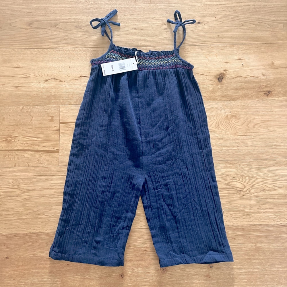 French Connection NWT blue gauze romper 5-6T